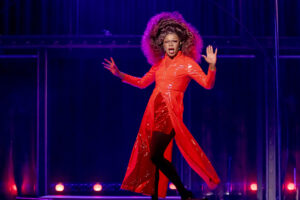 Montez O. Jenkins Copeland as Lola in Kinky Boots at the Carnegie Theatre(Courtesy)