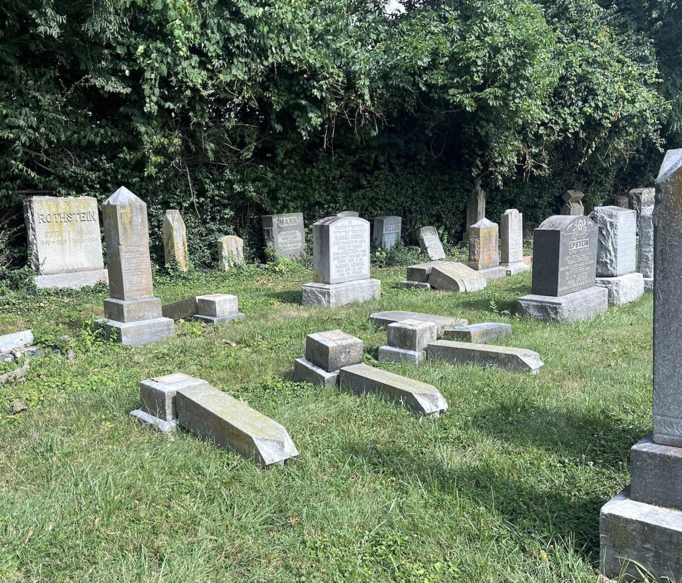 Two Historic Jewish Cemeteries Targets of Antisemitic Vandalism - Cincy ...